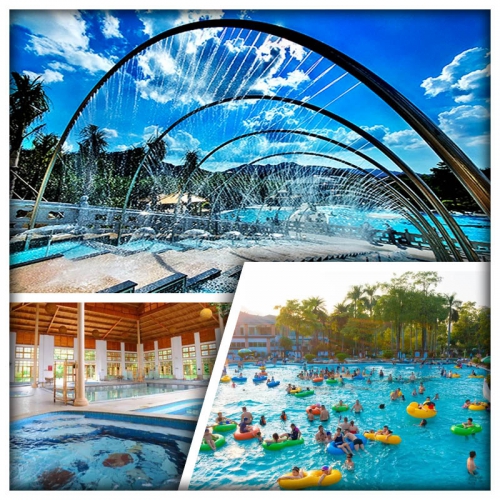 恩平 錦江溫泉度假村 任浸三料動感溫泉 養生真溫泉純玩2天