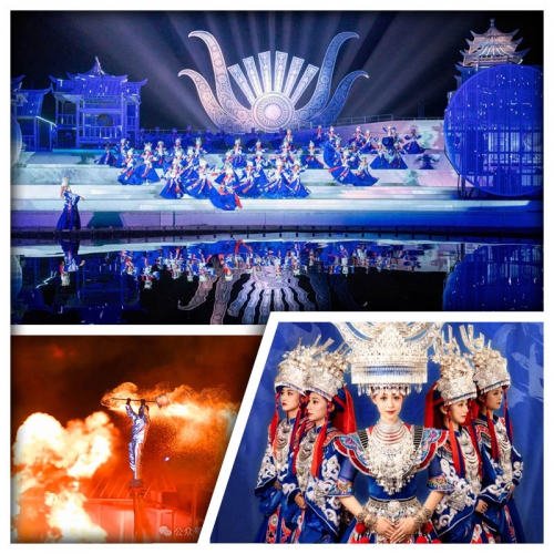 清遠全新大型實景秀--《鳳凰樂土·山水麗人》 了解瑤、苗、壯三大民族奇幻風情文化  純玩2天