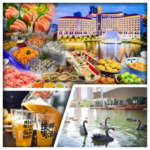 連住2晚 惠州翡翠山華美達酒店 紅咖啡西餐廳&湖畔吧 CHILL住食兩個餐廳自助餐 純玩3天