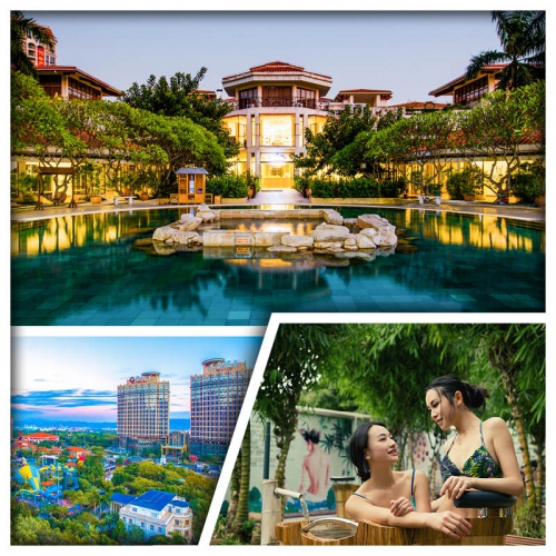 河源客天下國際酒店 任浸多個原生態水晶氡溫泉 打卡客家小鎮 純玩2天